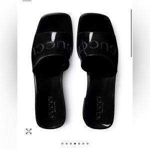 Gucci Women's Platform Block Heel Slide Sandals